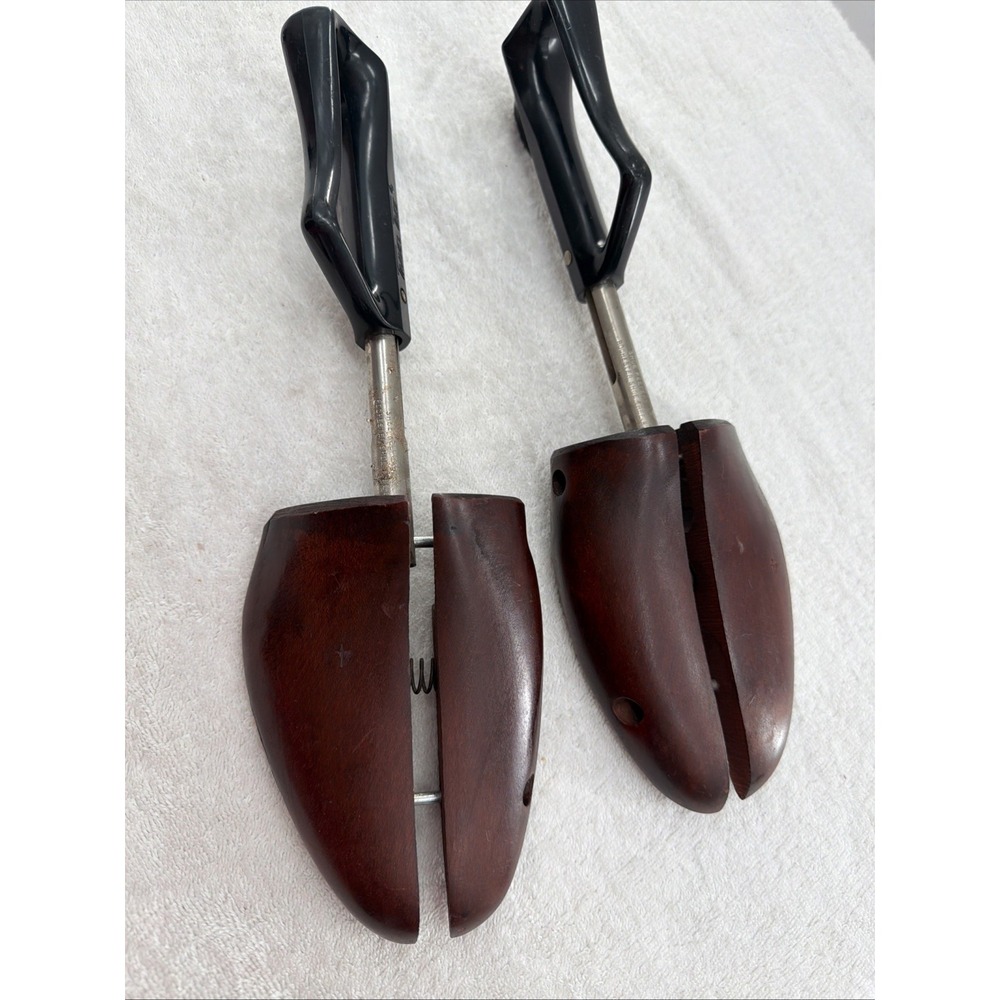Vintage Shoe Keeper Travel Tree Shoe Tree By Rochester Shoe 4 Mohawk